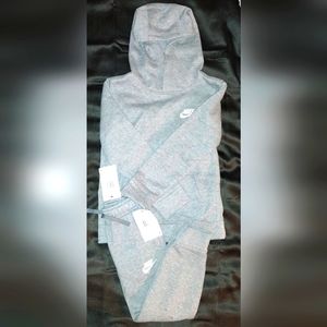 New W/Tags Light Grey Nike Boys Hoodie&SweatPants